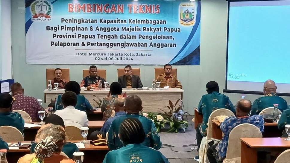 mrp-papua-tengah-bimtek-peningkatan-kapasitas-kelembagaan-pertanggungjawaban-anggaran