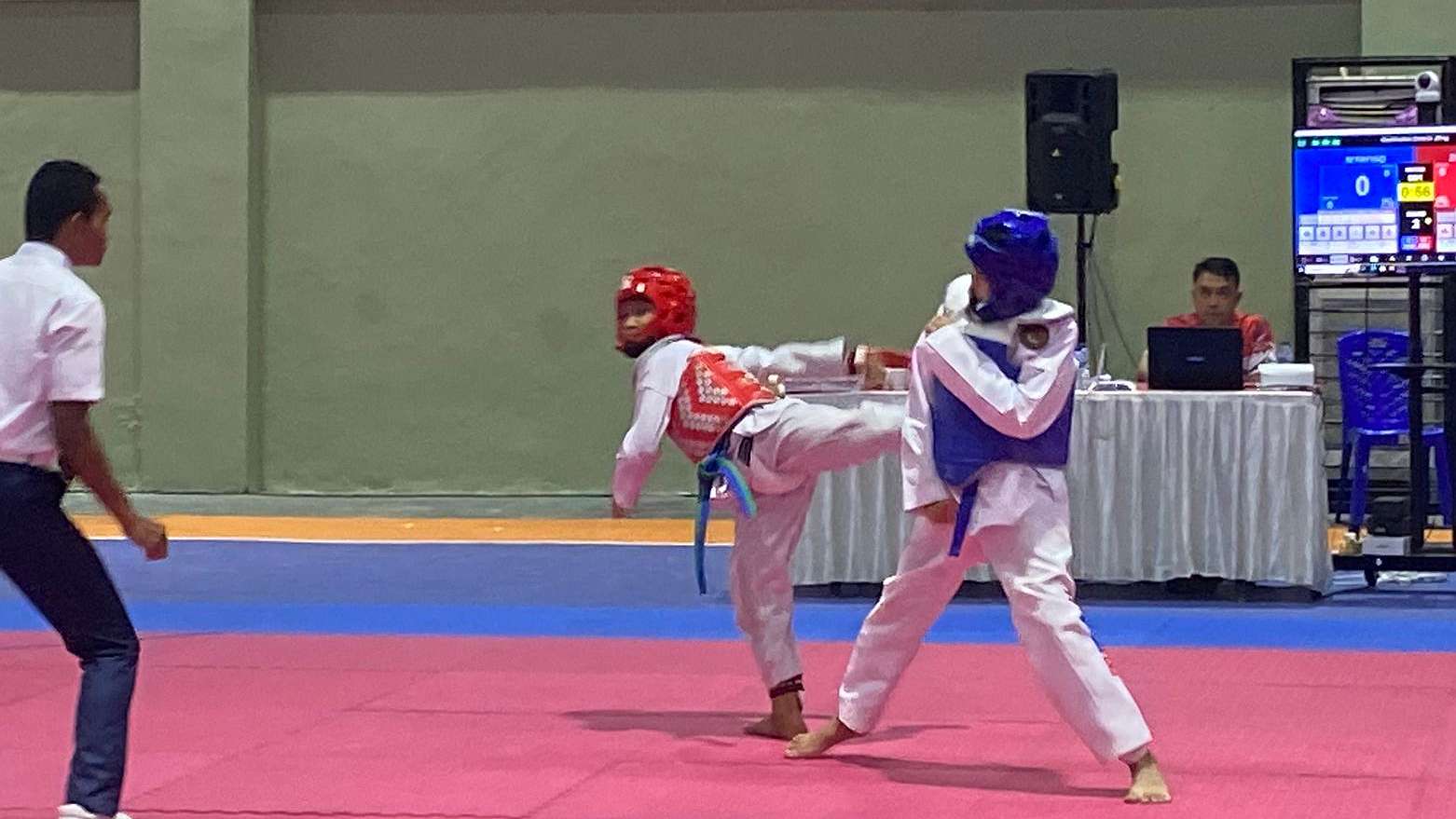 Pembukaan Taekwondo Kapolres Cup II di GOR Futsal SP5 Timika, Jumat (9/8/2024). Foto: Faris/ Papua60detik