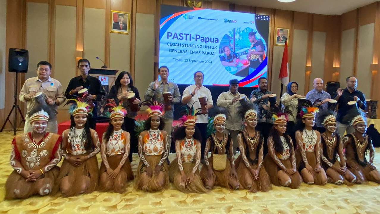 Pemukulan tifa menandai peluncuran PASTI-Papua, Foto: Faris/Papua60detik