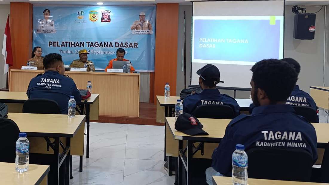 50-tagana-mimika-ikut-pelatihan-dasar