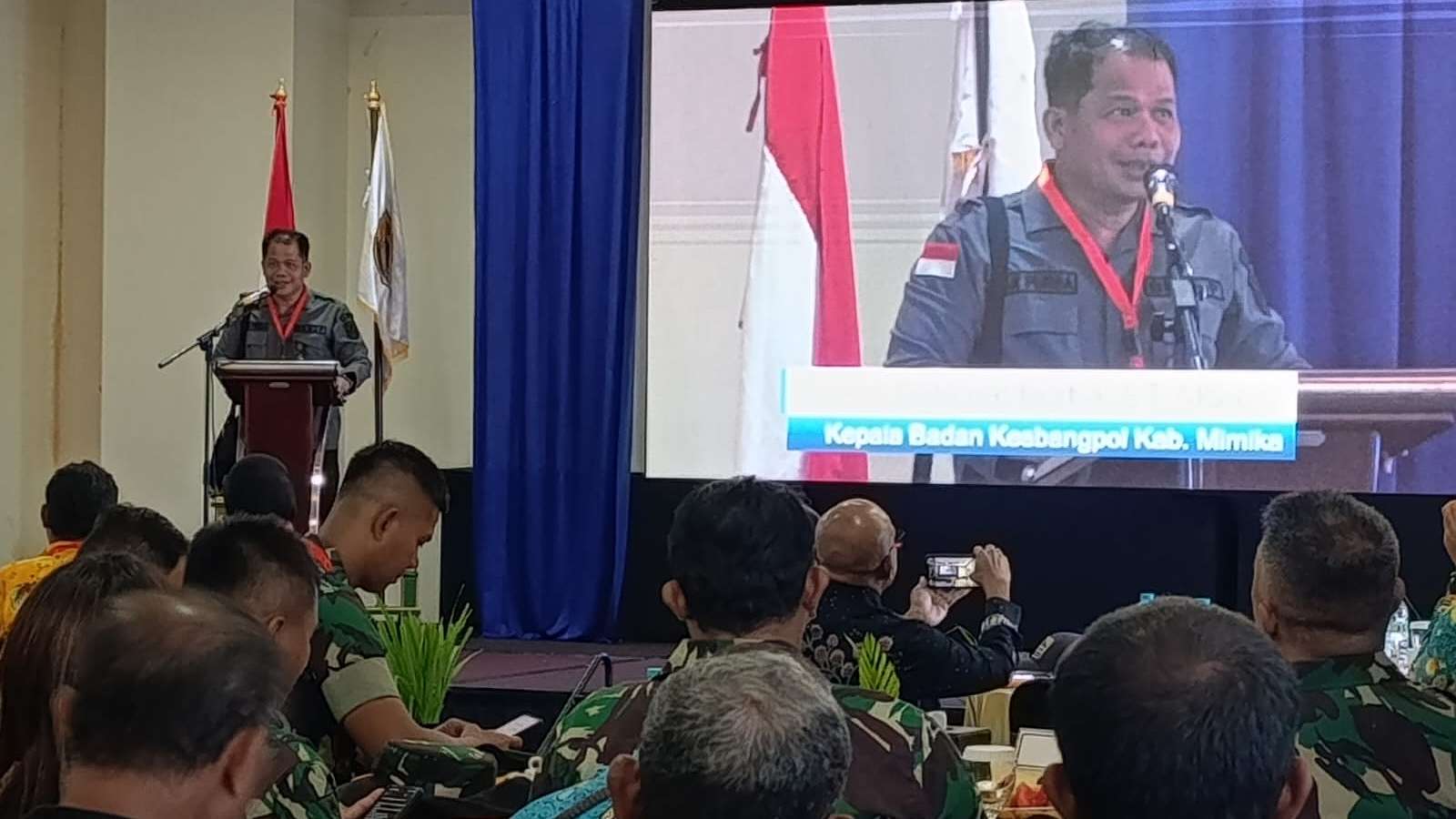 PT Freeport Indonesia (PTFI) dan Badan Kesatuan Kebangsaan dan politik (Kesbangpol) Mimika lokakarya pengelolaan ibu dan anak di area pendulangan. Foto; Martha/ Papua60detik