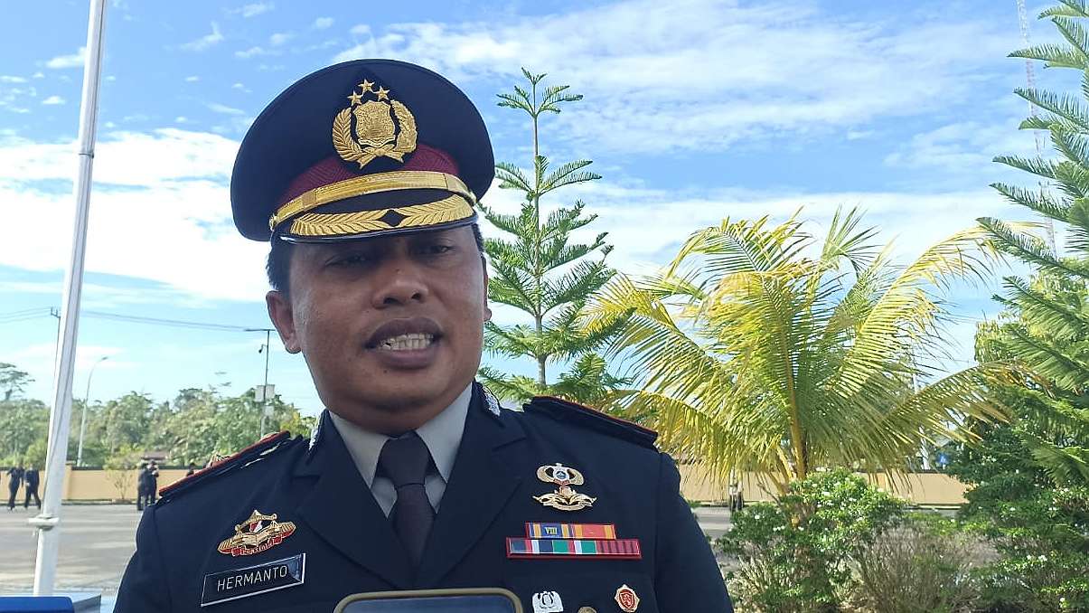Wakapolres Mimika Kompol Hermanto. Foto: Eka/Papua60detik