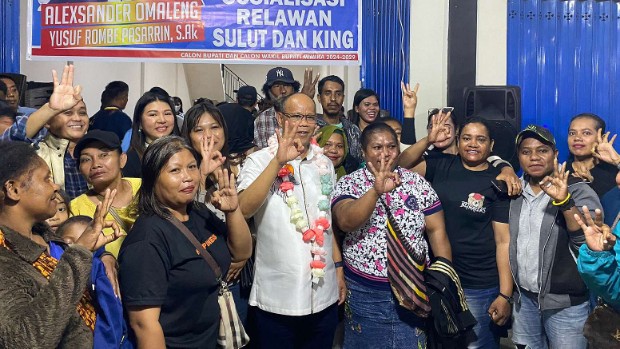 relawan-sulut-king-siap-menangkan-aiye-di-pilkada-mimika