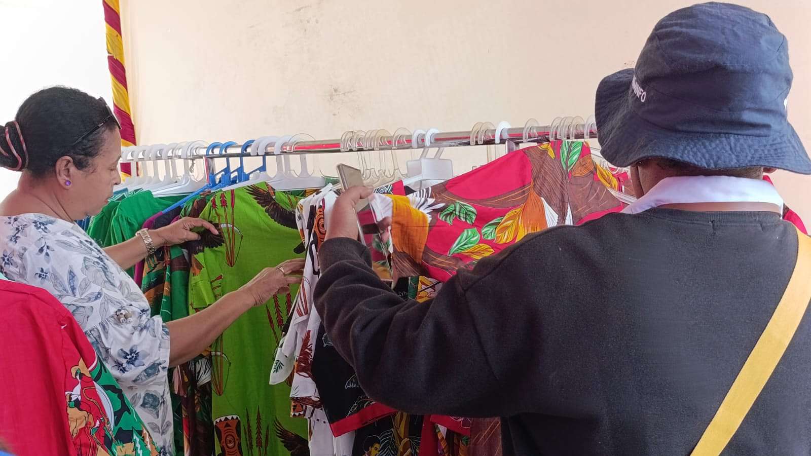 Stand Batik Wari di pameran Pembangunan Dan Promosi Daerah Mimika Smart City, foto; Martha/Papua60detik