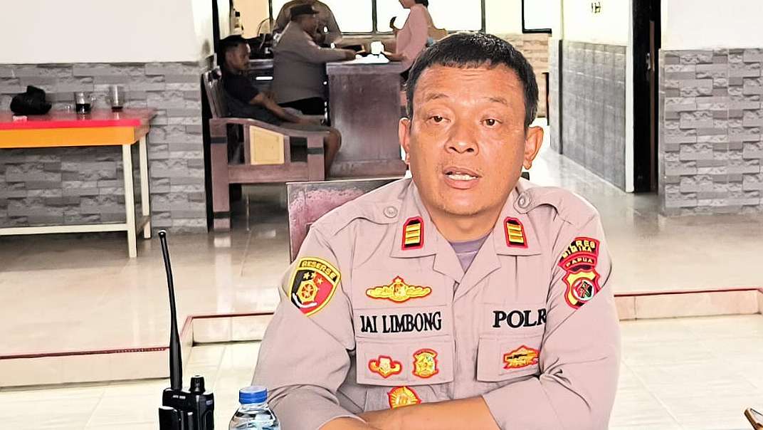 Kapolsek Mimika Baru. AKP Jai Limbong. Foto: Eka/ Papua60detik