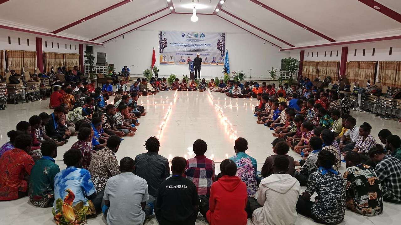 Masa Pengenalan dan Penerimaan Anggota Baru (Mapper) ke-5 yang berlangsung di gedung Efata, Wamena, pada tanggal 7-8 November 2024. Foto: Istimewa