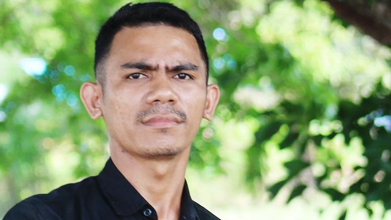 Sekretaris Cabang Gerakan Mahasiswa Kristen Indonesia (GMKI) Merauke, Andarias Labobar. Foto: Josua/ Papua60detik