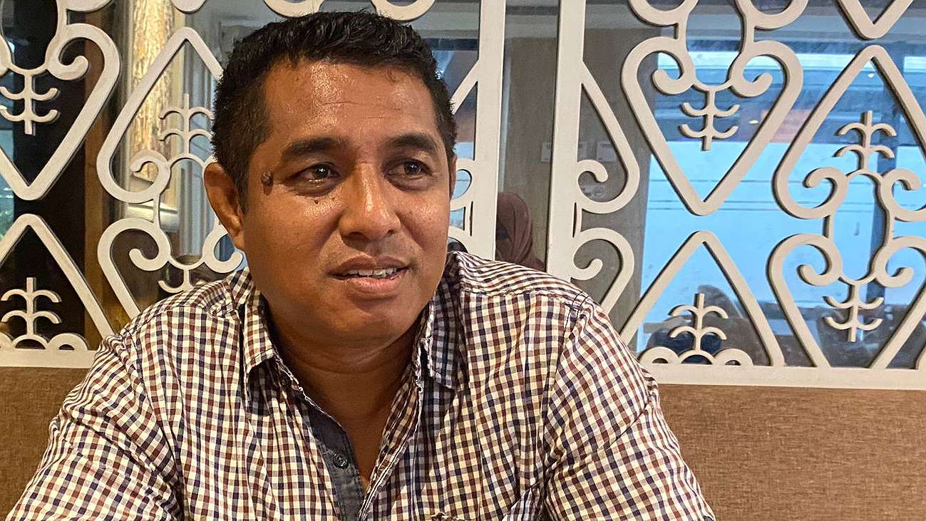 Ketua Divisi Teknis Komisi Pemilihan Umum (KPU) Kabupaten Mimika, Fransiskus Xaverius Ama Bebe Bahy, Foto : Faris/ Papua60detik