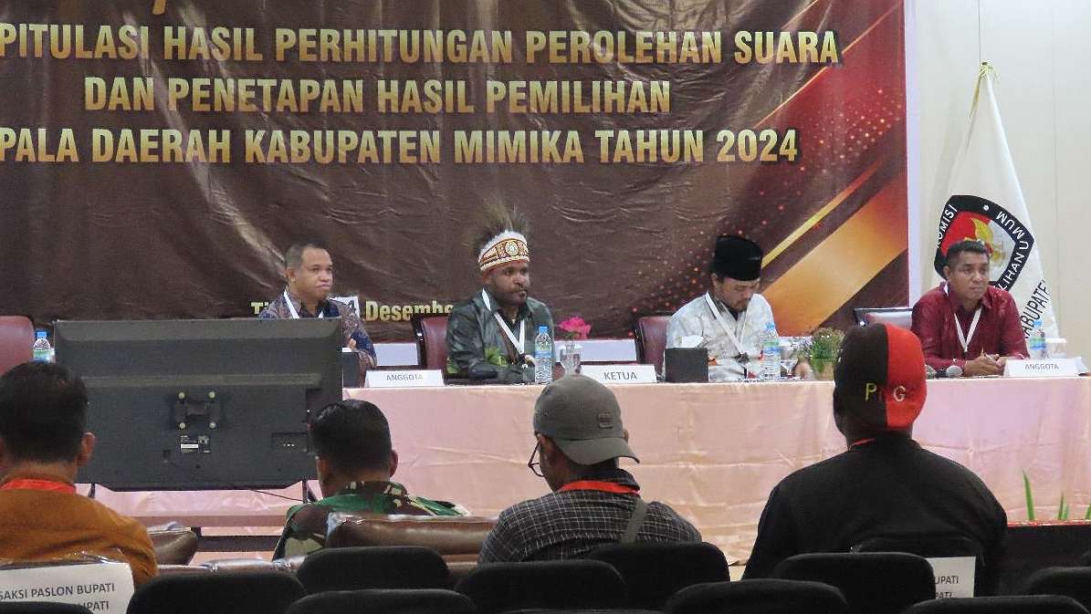 rapat-pleno-rekapitulasi-hasil-pilkada-mimika-dimulai