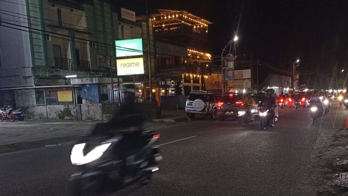 Jalan Budi Utomo Timika. Foto: Eka/ Papua60detik