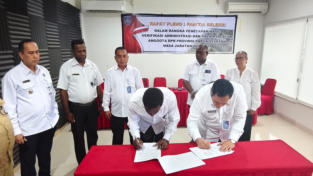 37-calon-anggota-dpr-papua-selatan-jalur-pengangkatan-lolos-verifikasi-administrasi