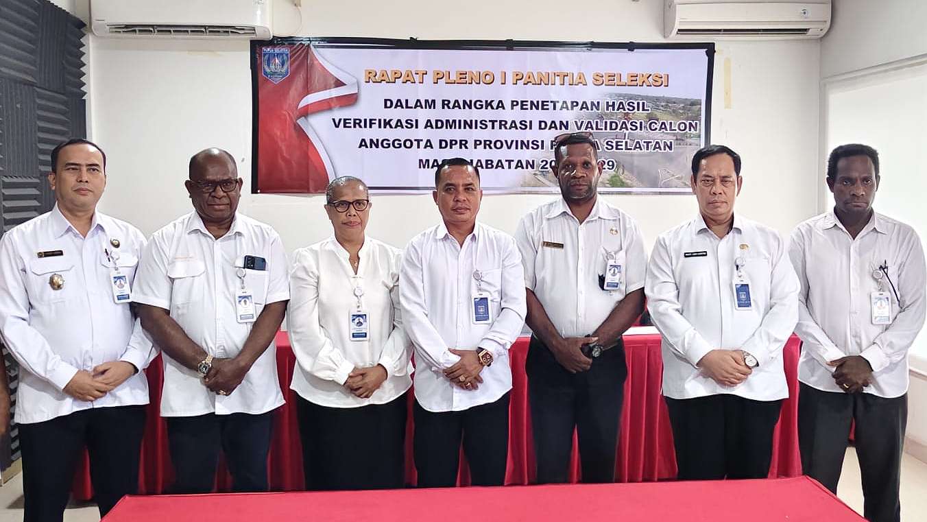 Panitia Seleksi DPR Papua Selatan. Foto: Josua/ Papua60detik
