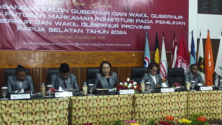 kpu-papua-selatan-tetapkan-gubernur-dan-wakil-gubernur-terpilih
