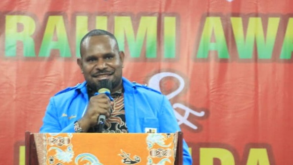 Ketua KNPI Mimika, Awen Magai, Foto: Istimewa