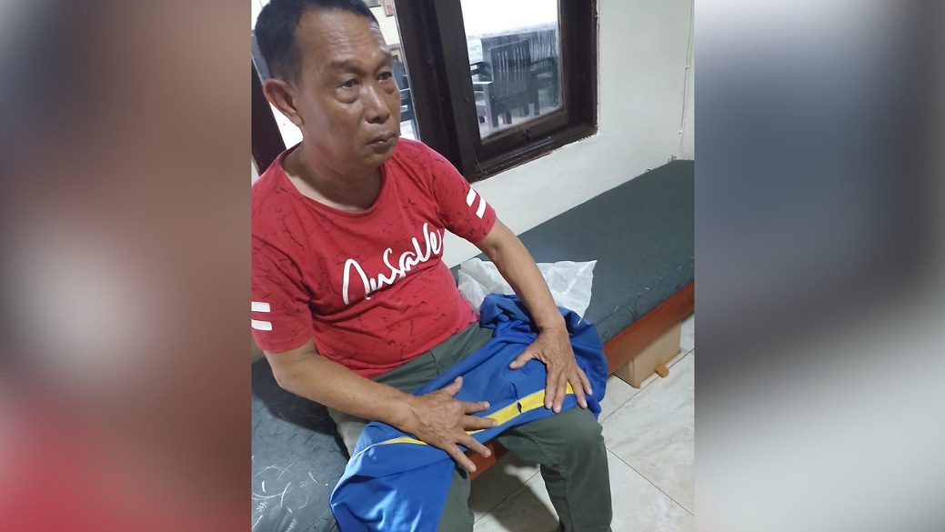 Tukang ojek korban pembegalan di Mile 21 Timika. Foto: Eka/ Papua60detik