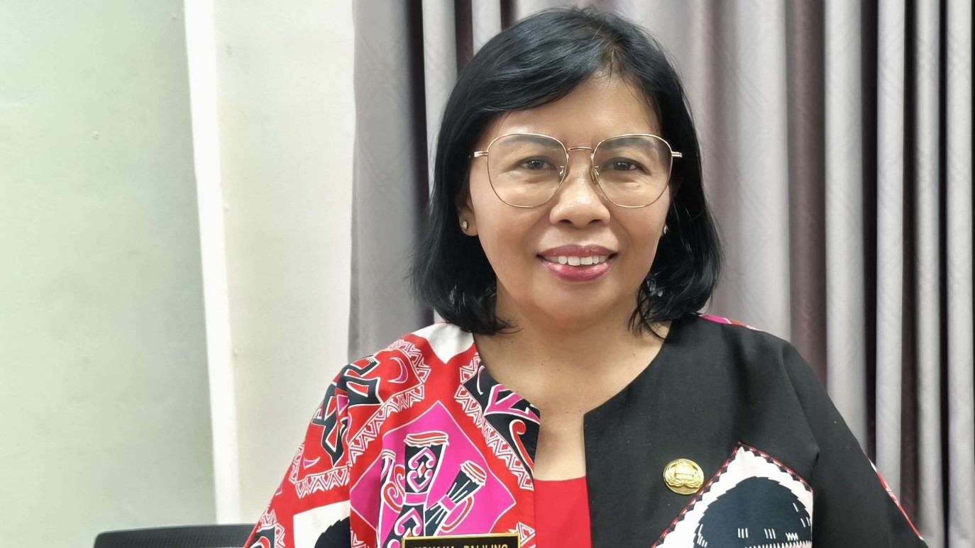 Kepala Badan Perencanaan Pembangunan Daerah (Bappeda) Mimika, Yohana Paliling, foto; Martha/ Papua60detik