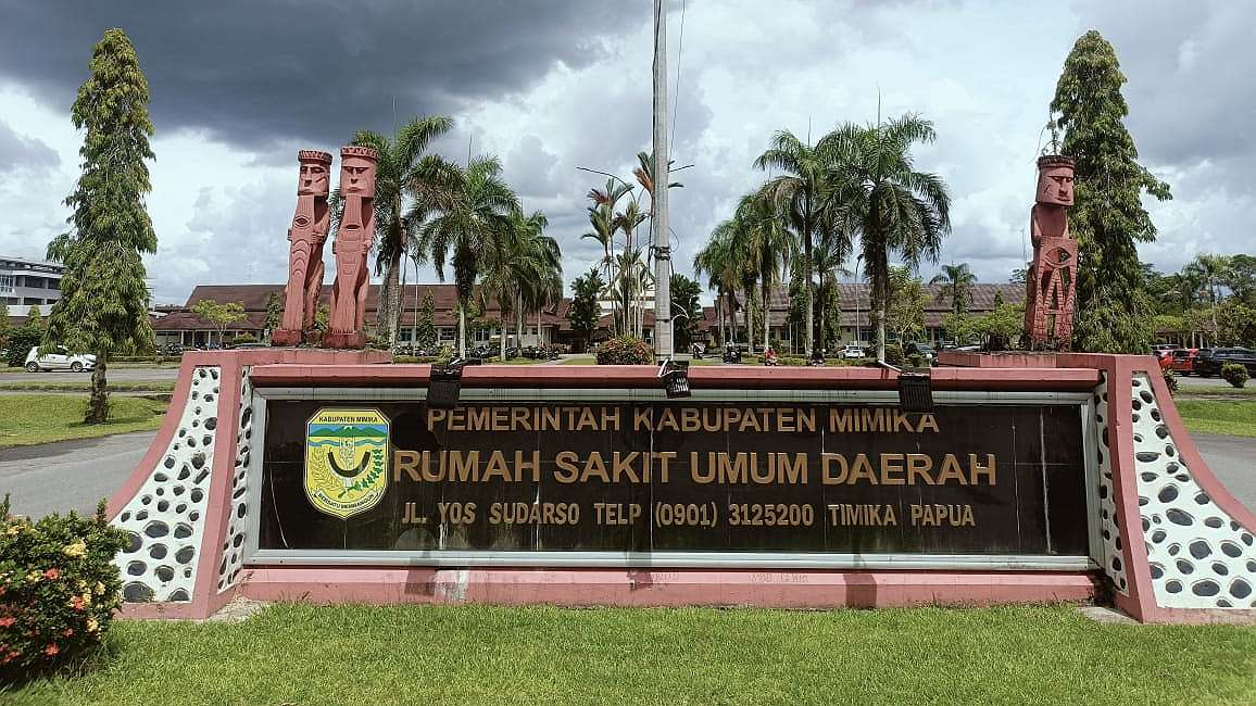 RSUD Mimika  Foto; Martha/  Papua60detik