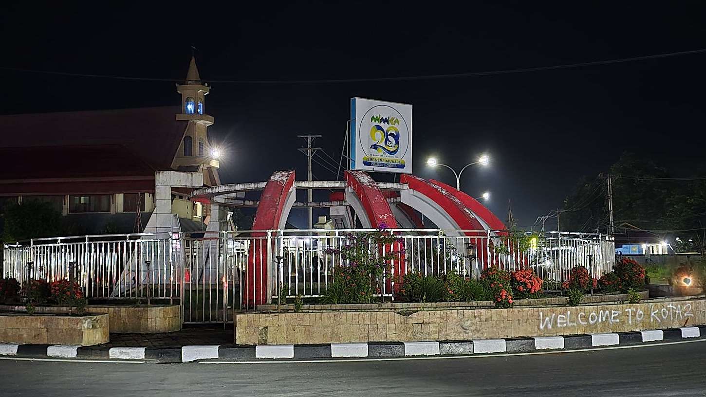 kabel-lampu-bundaran-sp2-digondol-maling-pemkab-bakal-lapor-polisi