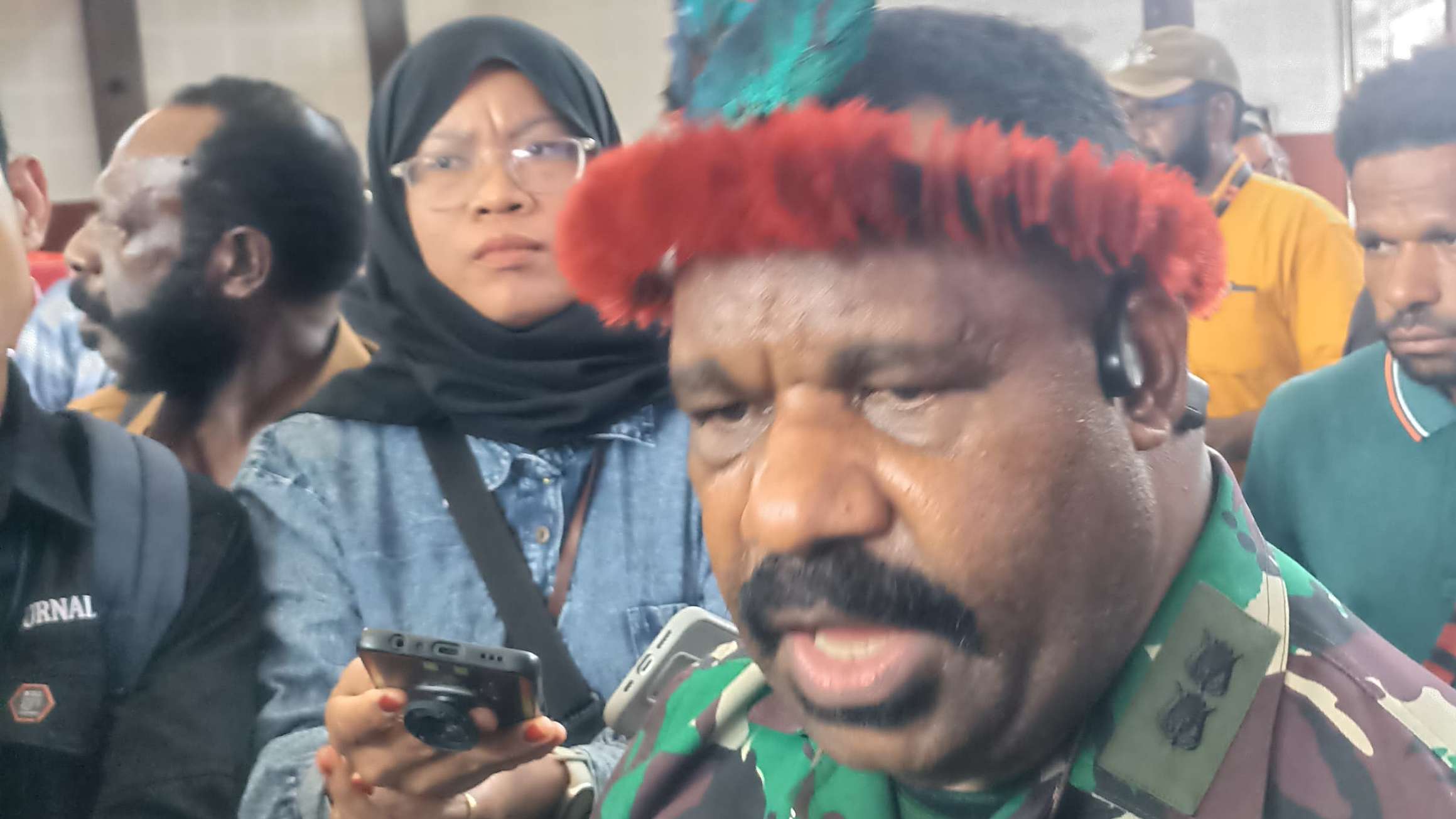 Staf khusus Kementerian Pertahanan RI, Lenis Kogoya. Foto: Eka/ Papua60detik