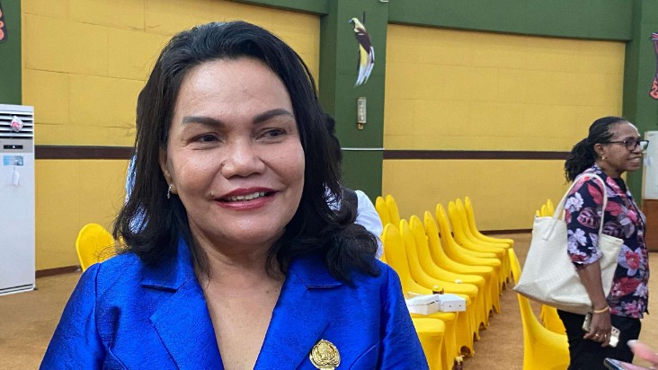 Kepala Dinas Pendidikan Kabupaten Mimika, Jeni Usmani, Foto: Faris/ Papua60detik