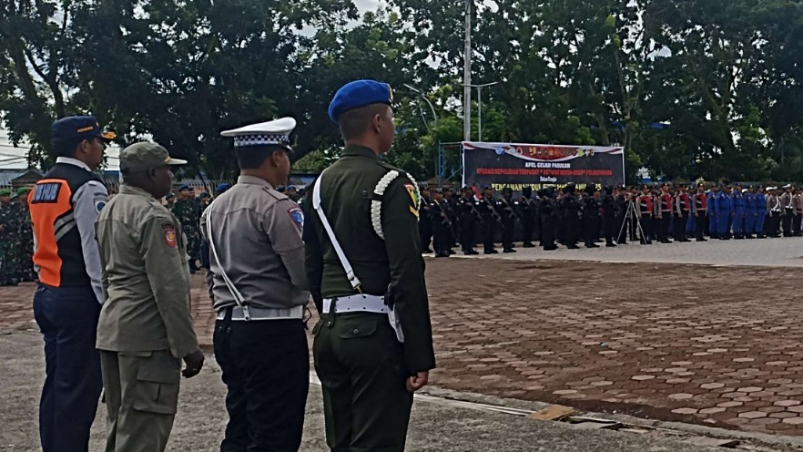aparat-gabungan-gelar-pasukan-pengamanan-arus-mudi-idul-fitri