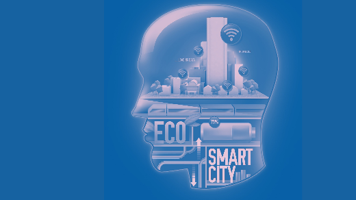 Ilustrasi smart cityIlustrasi smart city