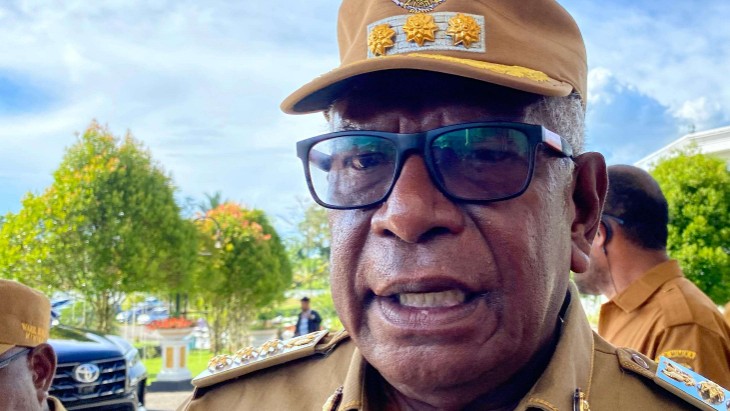 Bupati Mimika, Johannes Rettob, Foto: Faris/ Papua60detik