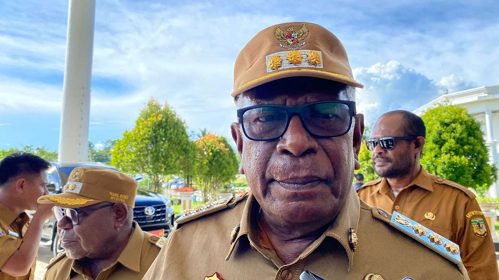 Bupati Mimika Johannes Rettob, Foto: Faris/ Papua60detik
