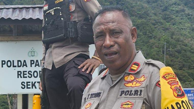 Kapolsek Jila, Iptu Frangki Tethool. Foto: Eka/ Papua60detik