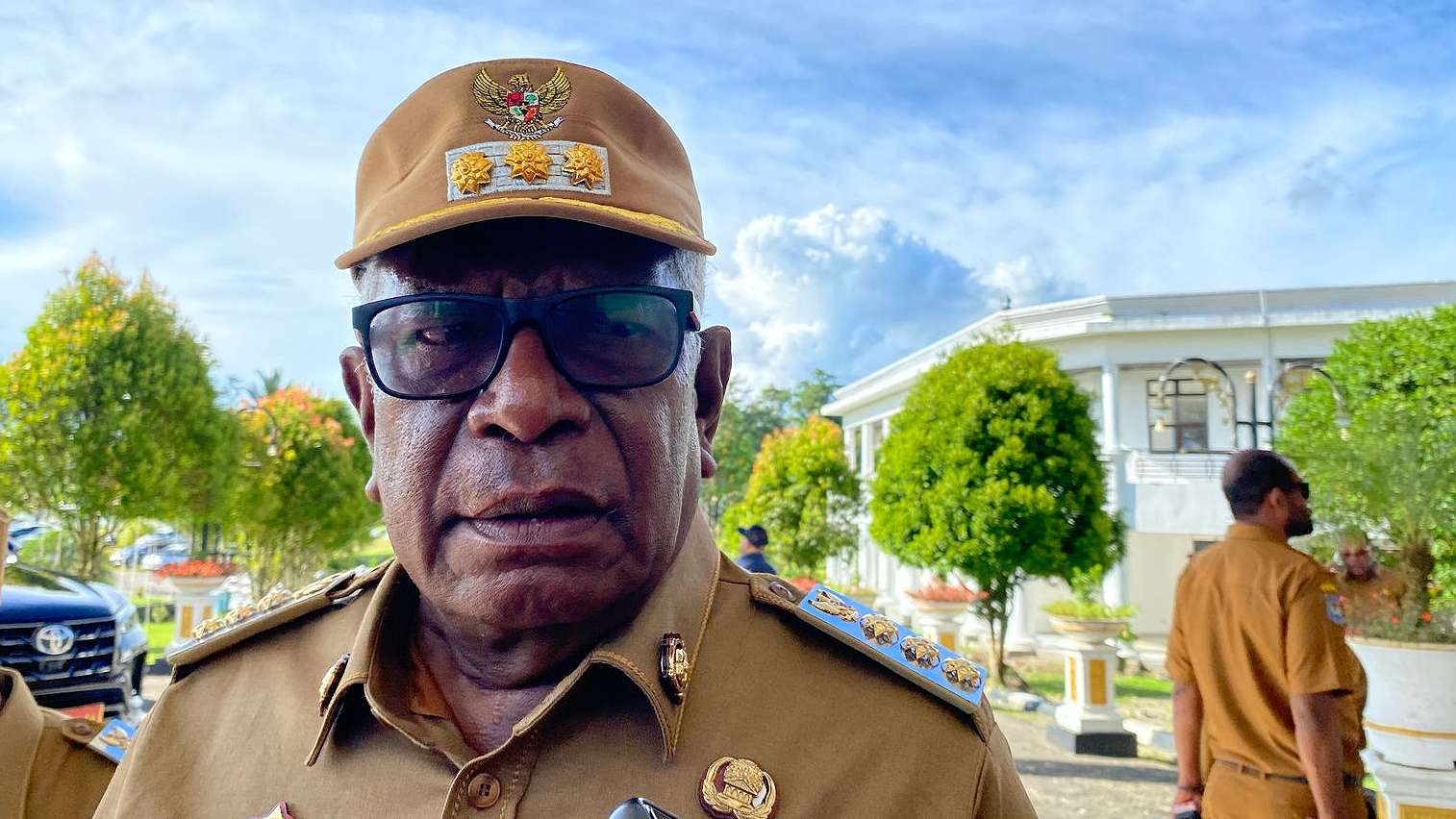 Bupati Mimika Johannes Rettob, Foto: Faris /Papua60detik