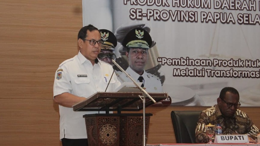 Asisten I Sekretaris Daerah Provinsi Papua Selatan, Agustinus Joko Guritno. Foto: Jamal/ Papua60detik