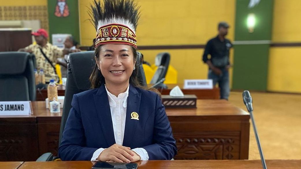 Anggota Dewan Perwakilan Rakyat Kabupaten (DPRK) Mimika, Dessy Putrika. Foto: Faris/ Papua60detik