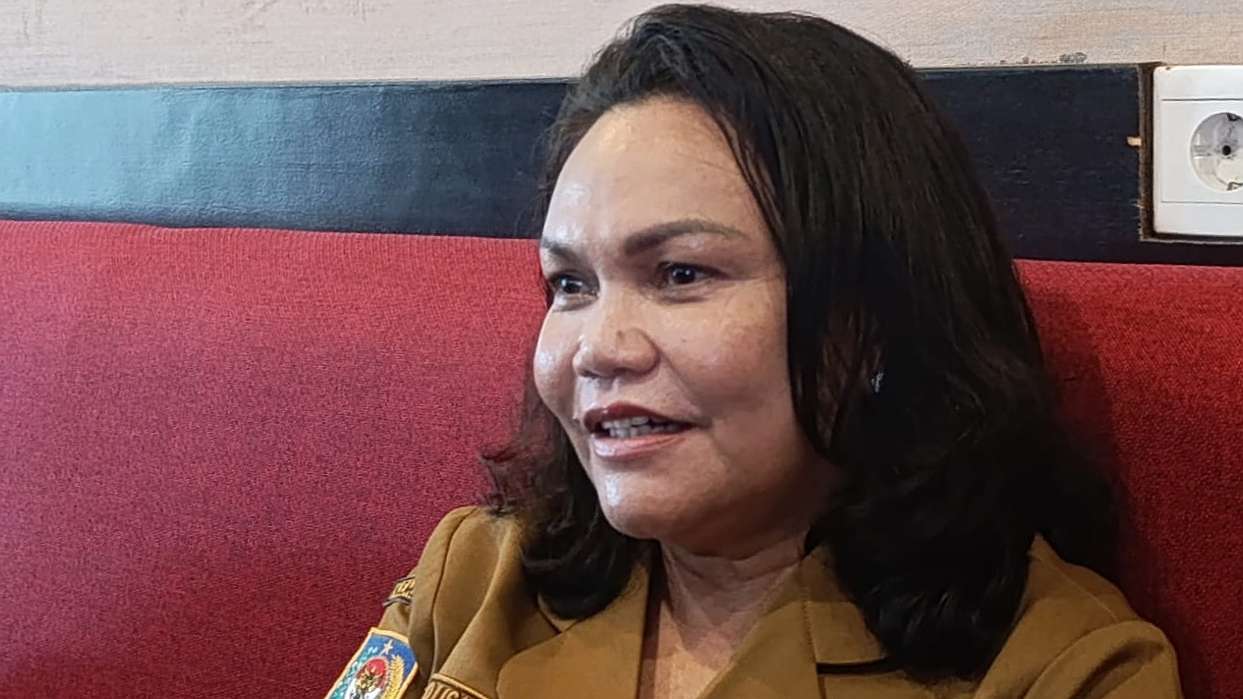 Kepala Dinas Pendidikan  Kabupaten Mimika, Jeni Usmani, foto; Martha/Papua60detik