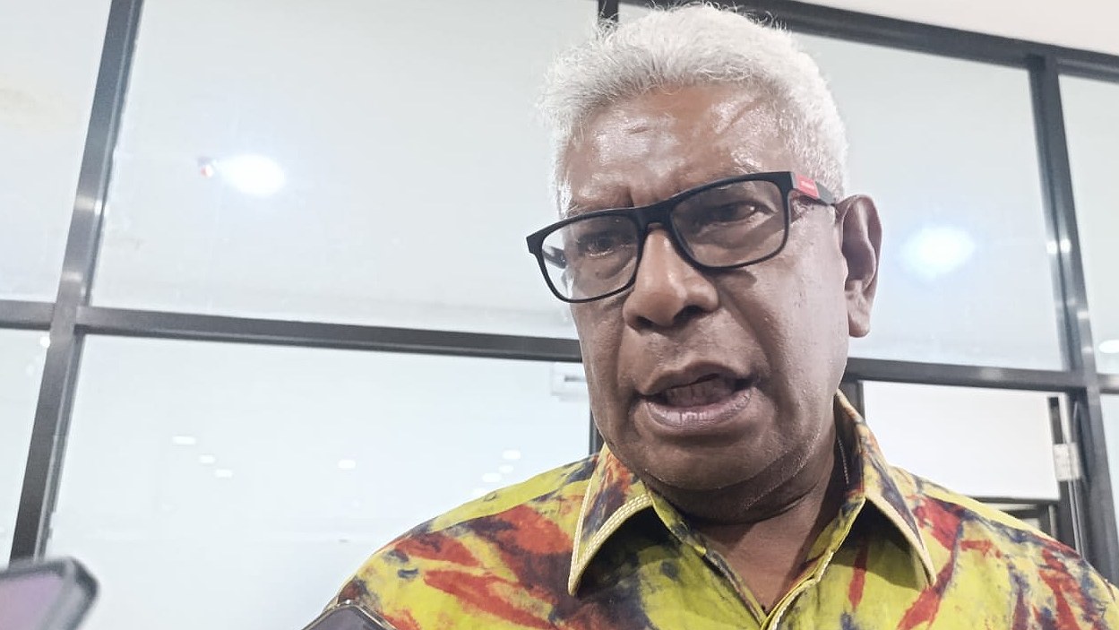 Bupati Kabupaten Mimika, Johannes Rettob, foto; Martha/ Papua60detik