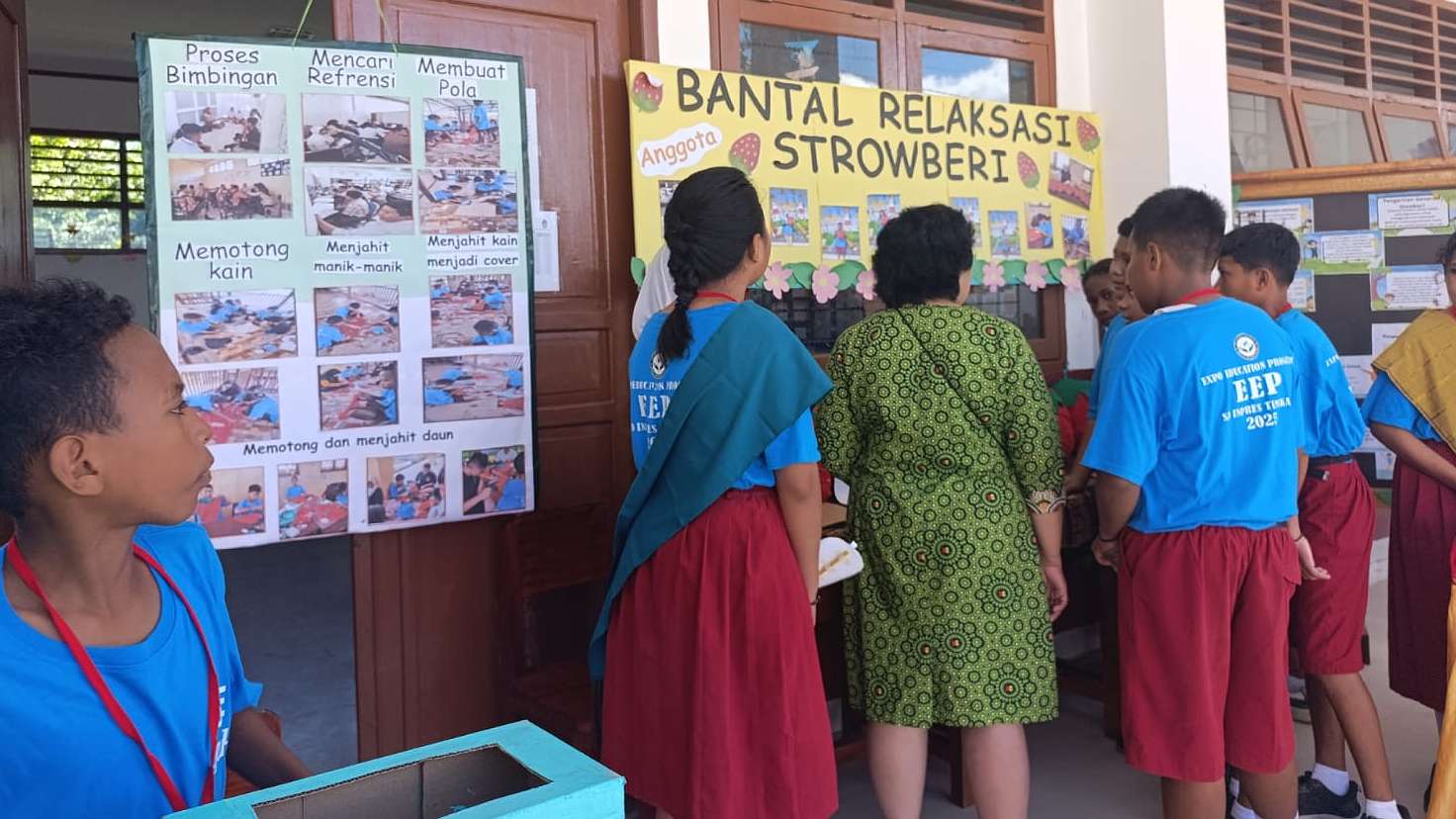 SD Inpres Timika 2 Kabupaten Mimika gelar Education expo 2025, foto; Martha/Papua60deti