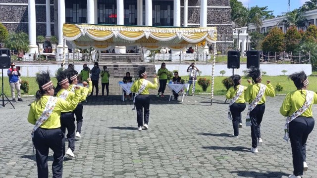 tim-senam-pemkab-mimika-wakili-papua-tengah-di-pornas-korpri-di-palembang