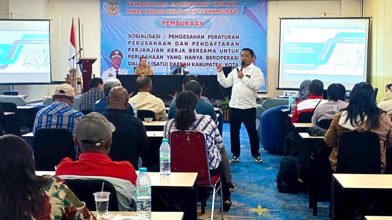 ratusan-perusahaan-di-timika-belum-punya-pkb-dengan-pekerjanya