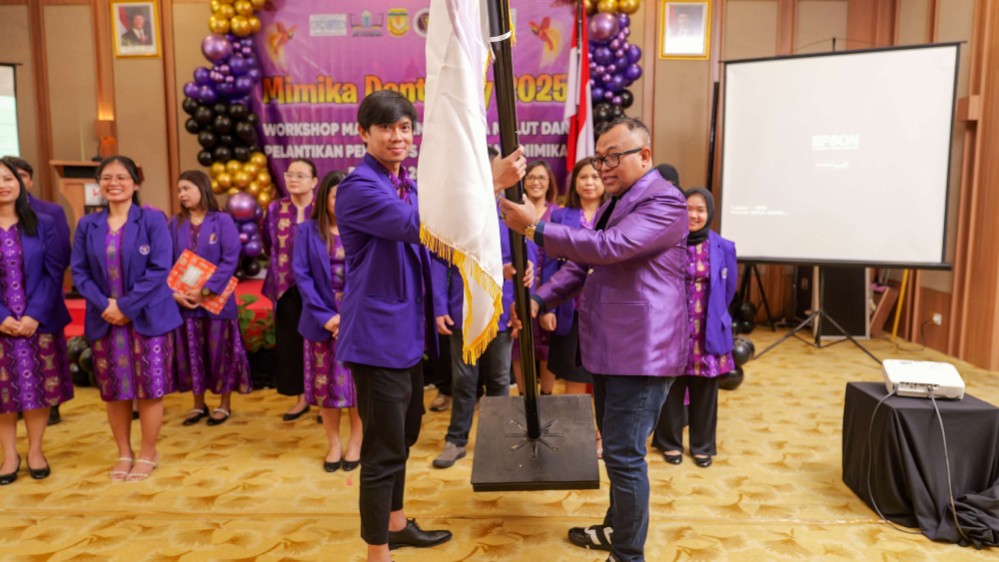 Pelantikan PDGI Cabang Mimika periode 2025-2030. Foto: Istimewa