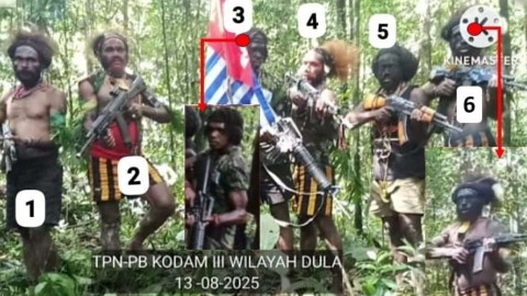 Anggota KKB. Foto: Dokumen Satgas ODC