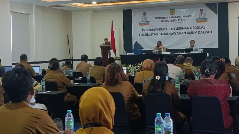 dinkes-mimika-tingkatkan-pelayanan-publik-dengan-regulasi-fleksibilitas-blud-di-puskesmas