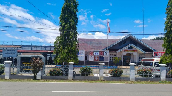 Kantor Lapas kelas II B Nabire. Foto: Faisal for Papua60detik