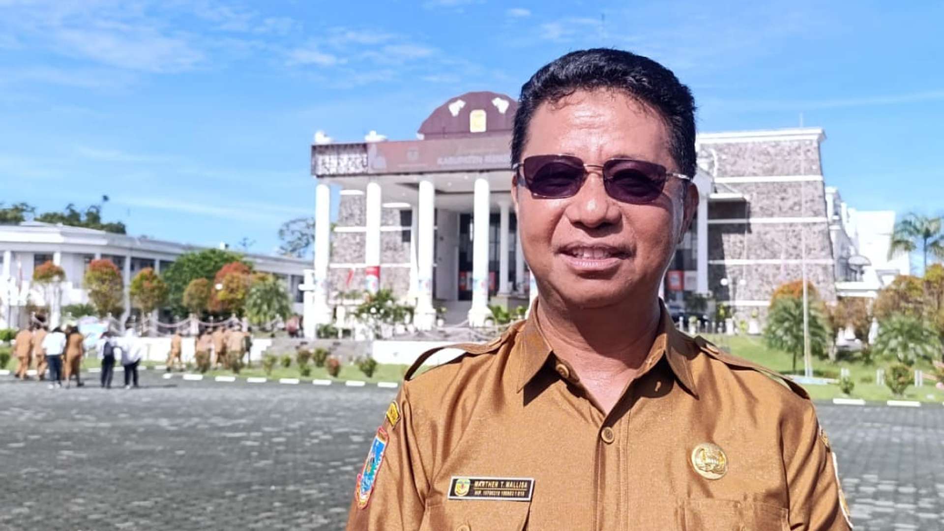 Kepala Badan Pengelola Keuangan dan Aset Daerah (BPKAD) Mimika, Marthen Malissa. Foto: Martha/ Papua60detik