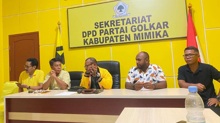 timika-tuan-rumah-musda-ii-golkar-papua-tengah-bahlil-dijadwalkan-hadir