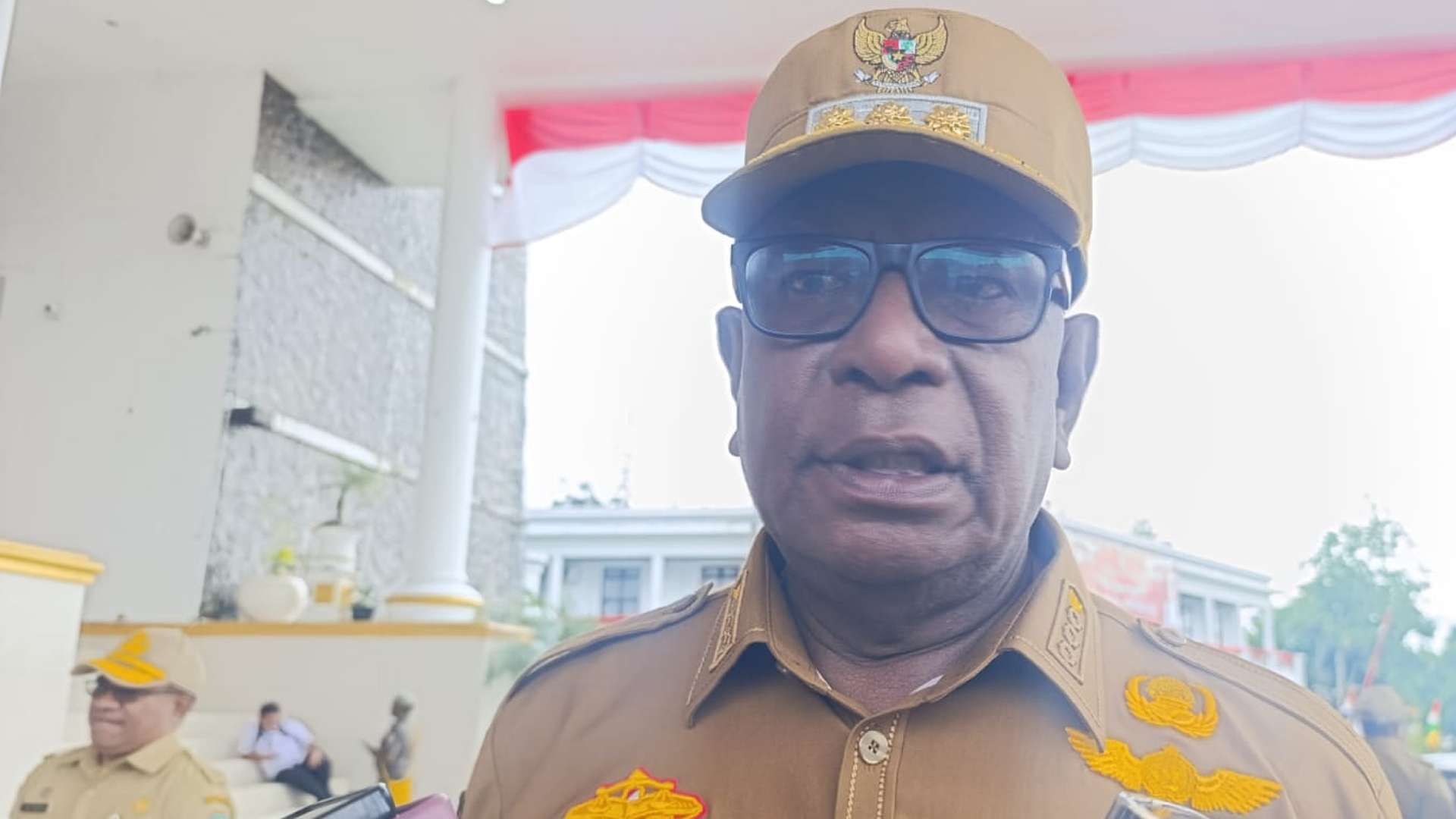 Bupati Kabupaten Mimika, Johannes Rettob, foto: Martha/Papua60detik