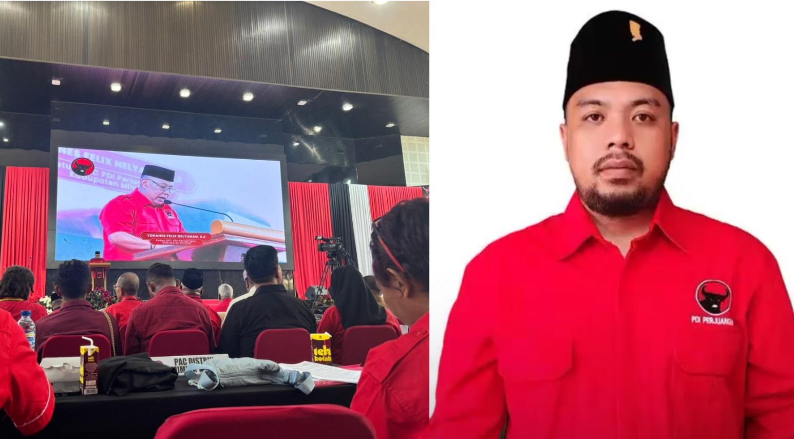 Suasana Konfercab PDI Perjuangan Kabupaten Mimika, Foto: Faris/Papua60detik