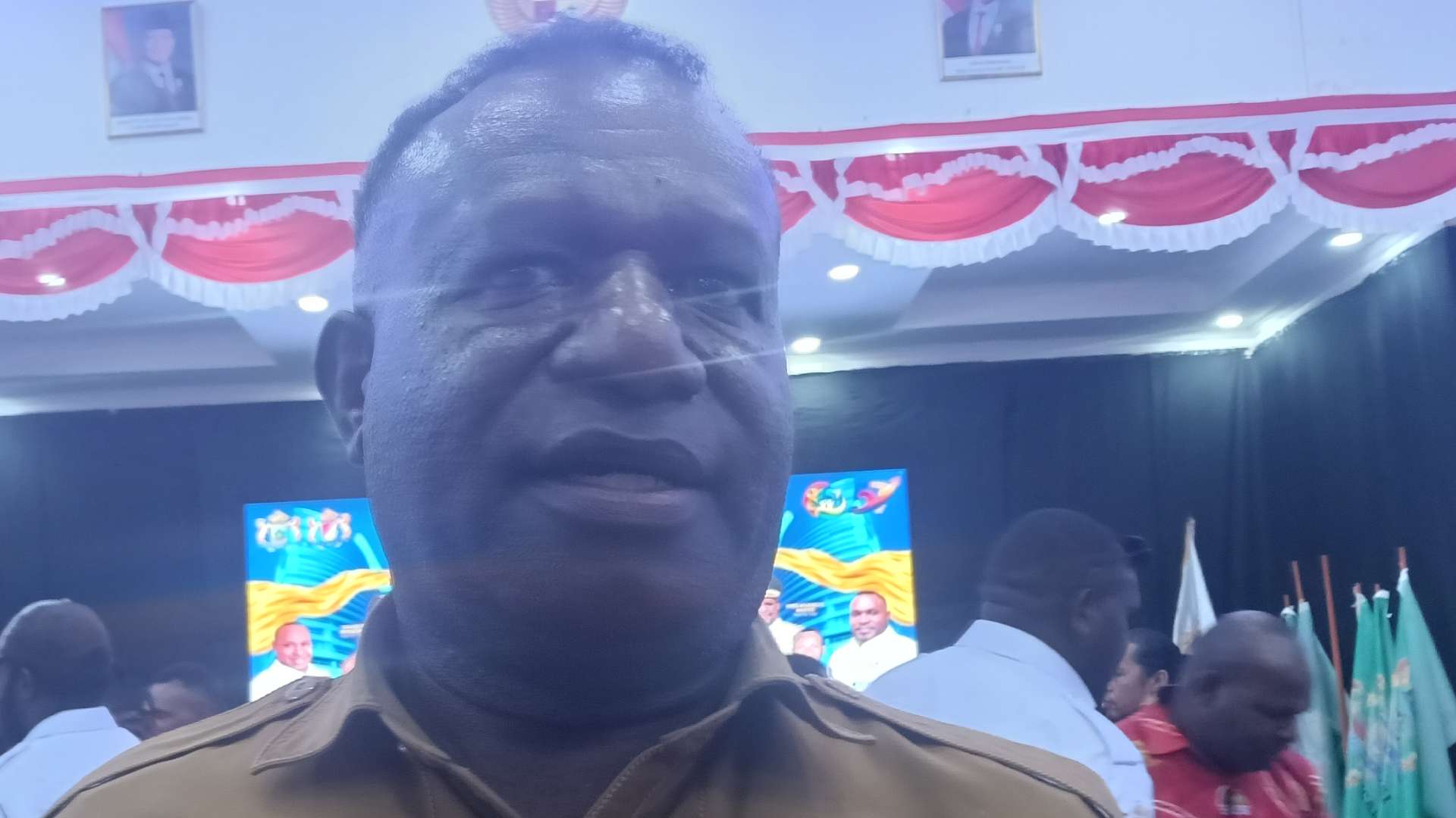 Kepala Dinas Koperasi, UMKM, Perindustrian, dan Perdagangan Provinsi Papua Tengah, Norbertus Mote. Foto: Elia Douw/ Papua60detik