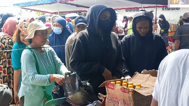 DKP melaksanakan GPM di Gereja Betlehem, Kelurahan Wonosari Jaya Distrik Wania, foto: Martha/Papua60detik