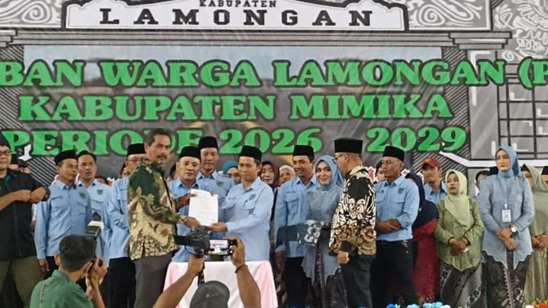 Pengukuhan pengurus PWL Periode 2026 - 2029. Foto: Eka/Papua60detik