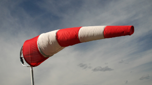 Ilustrasi kondisi angin kencang Foto:  Generated by Canva