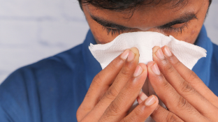 Ilustrasi pengidap flu. Foto: Generated by Canva